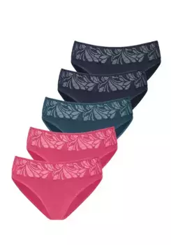 Трусы Vivance Jazz Pants (5 шт.) из эластичного хлопка высокого качества, синий