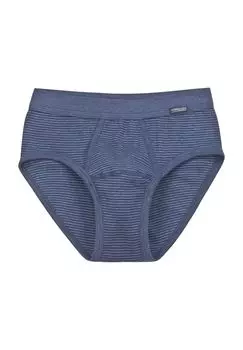 Трусы в полоску из смеси хлопка мужские AMMANN, темно-синий