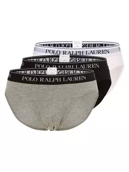 Трусы в упаковке 3 шт. Polo Ralph Lauren, черный