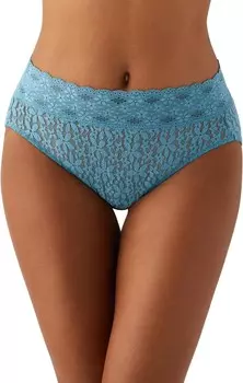 Трусы Wacoal Halo Lace Hi Cut Brief, цвет Adriatic Blue