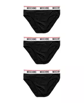 Трусы весна лето хлопок эластан Moschino, черный