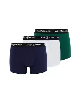 Трусы WESTMARK LONDON Boxer shorts, цвет marine blue/emerald/white