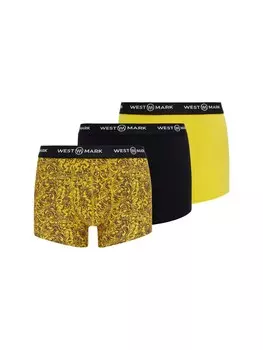 Трусы WESTMARK LONDON Boxer shorts Oscar, цвет yellow/dark yellow/black