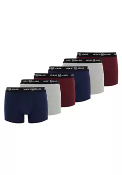 Трусы Westmark London Retro Short/Pant Oscar, цвет Navy/Bordeaux/Grey Melange