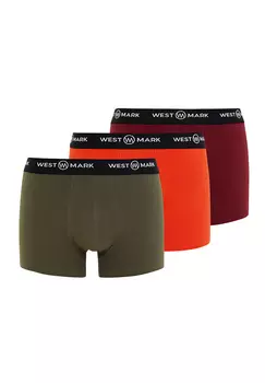 Трусы Westmark London Retro Short/Pant Oscar, цвет Orange/Khaki/Bordeaux