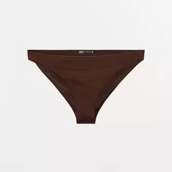 Трусы Zara Limited Edition Classic Silk, коричневый