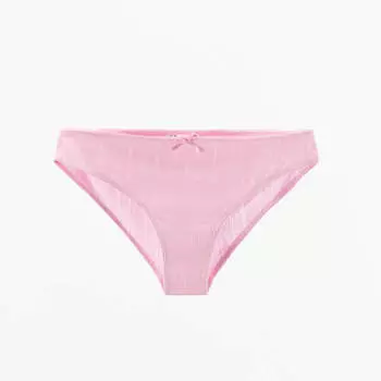 Трусы Zara Pointelle Lace Trim, розовый