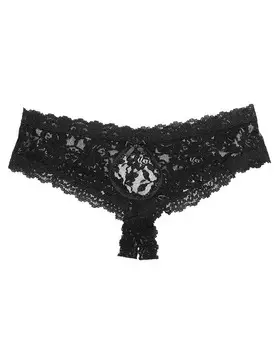 Трусы женские After Midnight Signature Open Panel Cheeky Hipster Hanky Panky, черный