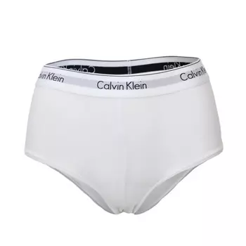 Трусы женские Calvin Klein Underwear макси с логотипом бренда, белый