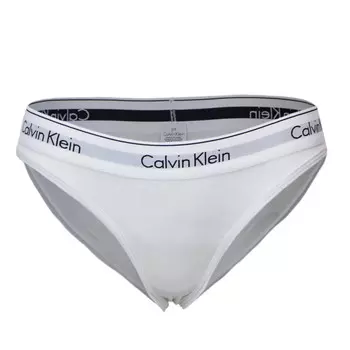 Трусы женские Calvin Klein Underwear слипы с логотипом бренда, белый
