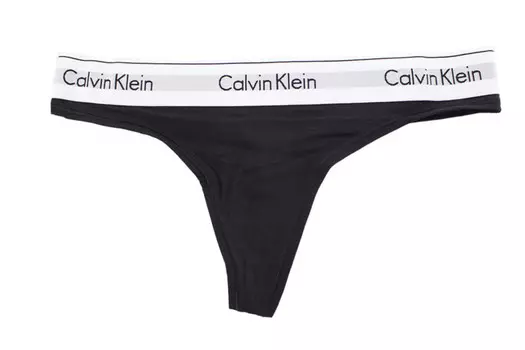 Трусы женские Calvin Klein Underwear стринги, черный