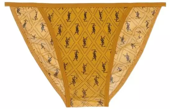 Трусы женские Saint Laurent, коричневый