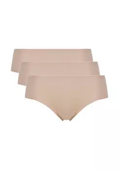Трусы женские - SoftStretch, бесшовные, невидимые CHANTELLE, цвет Beige One Size