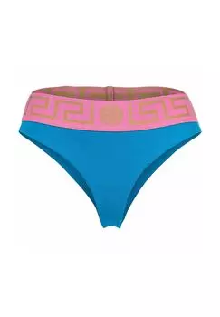 Трусы женские - ТОПЕКА, нижнее белье, натуральный хлопок, бистрейч VERSACE, цвет Blau Rosa