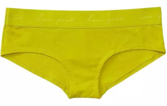 Трусы женские VICTORIA'S SECRET, 1 шт., желто-зеленые