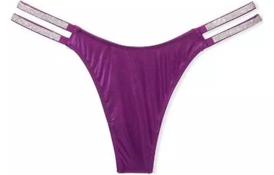 Трусы женские VICTORIA'S SECRET, 1 упаковка, виноградно-фиолетовые