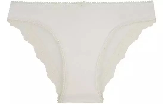 Трусы женские VICTORIA'S SECRET, 1 упаковка, цвет: кокосовый, белый