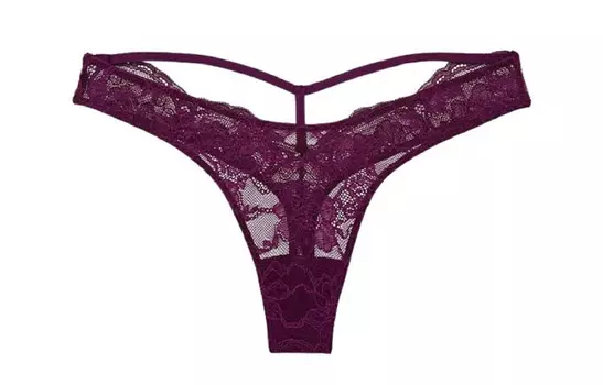 Трусы женские VICTORIA'S SECRET, 1 упаковка, цвет "виноградная газировка", фиолетовые