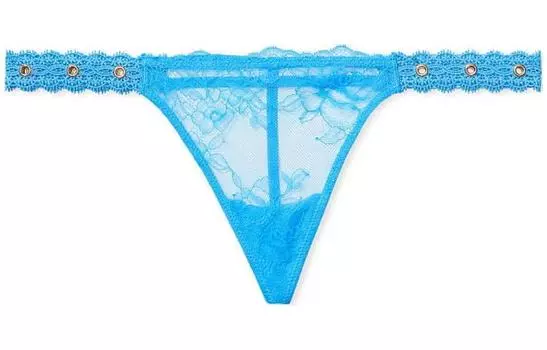 Трусы женские VICTORIA'S SECRET, 1 упаковка, цвет "Капри", синие