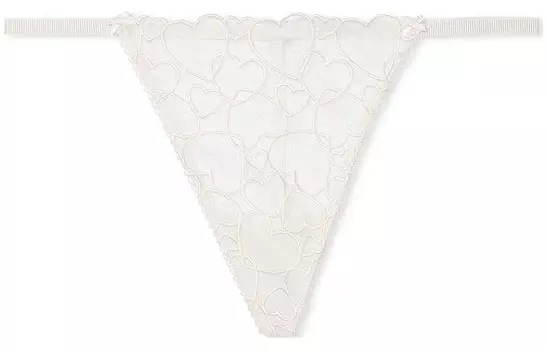 Трусы женские Victoria'S Secret кружевные, белый
