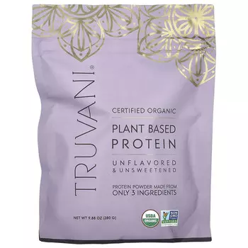 Truvani, Растительный протеин, без добавок, без добавок, 280 г (9,88 унции)