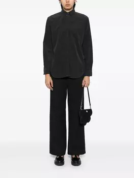 Tu es mon Tresor вельветовая рубашка The Turquoise, серый