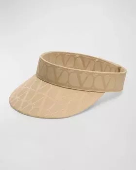 Туаль Iconographe Жаккардовый козырек Valentino, цвет Beige