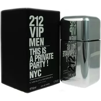 Туалетная вода Carolina Herrera 212 VIP для мужчин 50 мл