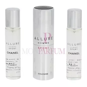 Туалетная вода Chanel Allure Homme Sport Twist and Spray, 20 мл — упаковка из 3 шт.