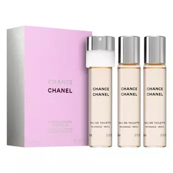 Туалетная вода Chanel Chance Twist And Spray Refill, 3х20 мл