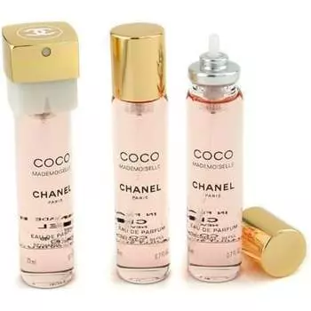Туалетная вода Chanel Coco Mademoiselle в сменных блоках для туалетной воды Twist & Spray