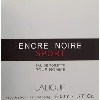 Туалетная вода Encre Noire Sport 50 мл, Lalique