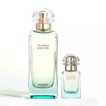 Туалетная вода Hermes Un Jardin Sur Le Nil унисекс, многоразовая туалетная вода-спрей, набор из 2 предметов No Brand
