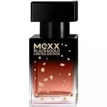 Туалетная вода Mexx Black & Gold Limited Edition для женщин с чувственным цветочным ароматом 15 мл