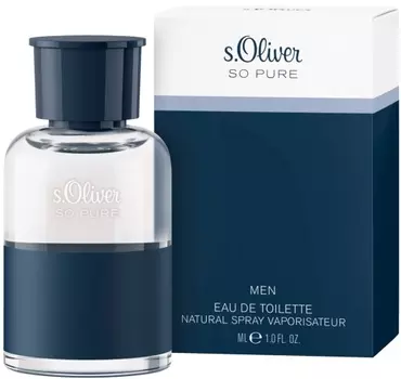 Туалетная вода S. Oliver So Pure Men
