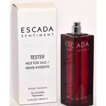 Туалетная вода-спрей Escada Sentiment Pour Homme, 3,4 унции — новинка в коробке