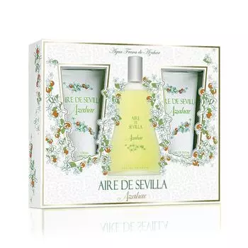 Туалетная вода унисекс Agua Fresca de Azahar Eau de Toilette Estuche Aire De Sevilla, Set 3 productos
