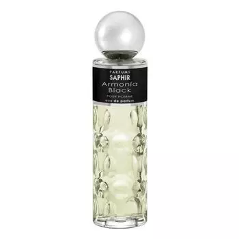 Туалетная вода унисекс Armonia Black Pour Homme EDP Saphir, 200 ml