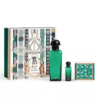 Туалетная вода унисекс Eau d'Orange Verte Estuche Hermes, EDC 100 ml + Jabn + Mini