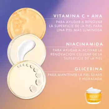 Туалетная вода унисекс Pack Neceser Vitamin C + AHA 24 Crema + Retinol 24 Crema de Noche + Roller Olay, Set 3 productos + Neceser