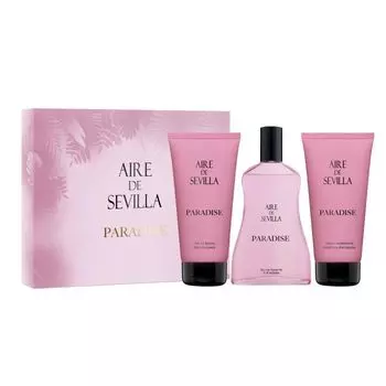 Туалетная вода унисекс Paradise Eau de Toilette Estuche Aire De Sevilla, Set 3 productos