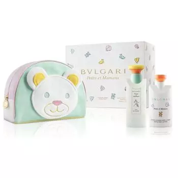 Туалетная вода унисекс Petits Et Mamans Estuche Bvlgari, EDT 100 ml + Body Lotion 75 ml + Neceser