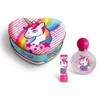Туалетная вода унисекс Unicorn Love Cofre Corazn Metal Lorenay, Set 3 productos