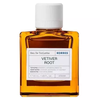 Туалетная вода Vetiver Root для мужчин 50 мл, Korres