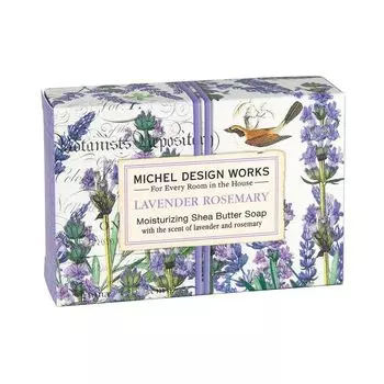 Туалетное мыло с лавандой и розмарином Michel Design Works, 127 гр