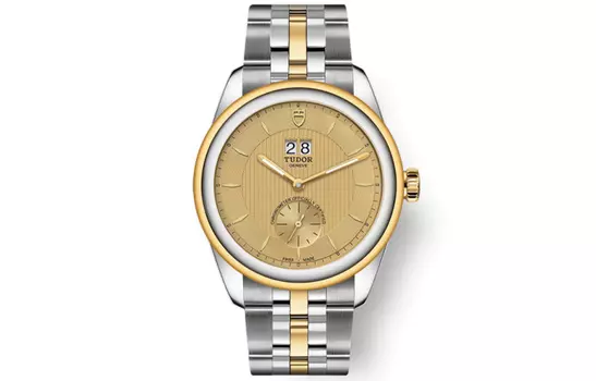 TUDOR Мужские часы серии Jun Jue с автоматическим механизмом, 42 мм, золотой циферблат, стальной корпус, стальной ремешок