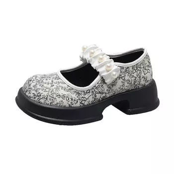 Туфли ABCYLM Mary Jane Shoes Women's, бежевый