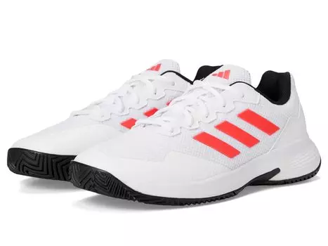 Туфли adidas GameCourt 2, цвет White/Lucid Red/Black