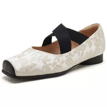 Туфли AGSDON Mary Jane Shoes Women's, бежевый