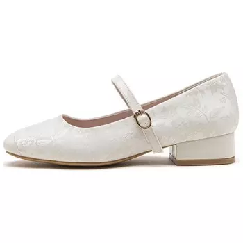 Туфли AGSDON Mary Jane Shoes Women's, бежевый